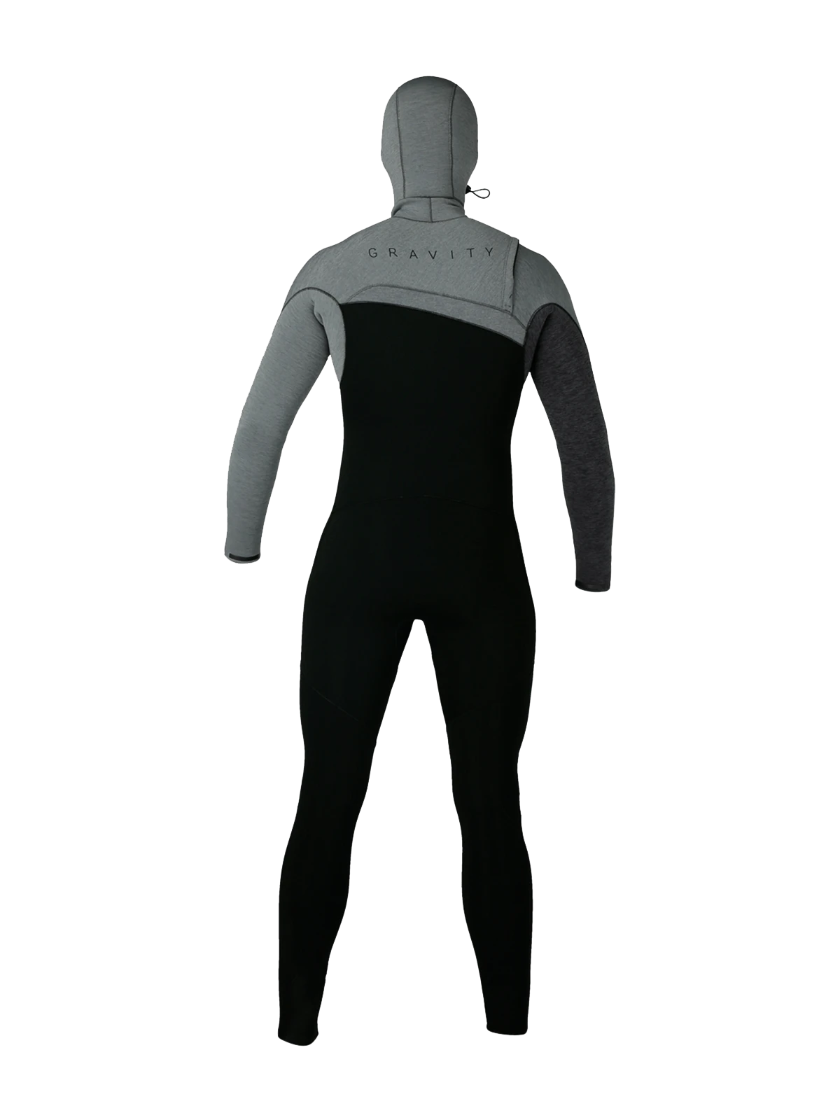 Gravity Hooded Fullsuit 6/4 Mm Men Wetsuit | Grey - Image 3