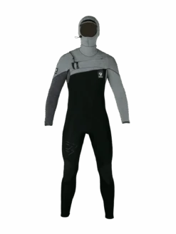 Gravity Hooded Fullsuit 6/4 Mm Men Wetsuit | Grey