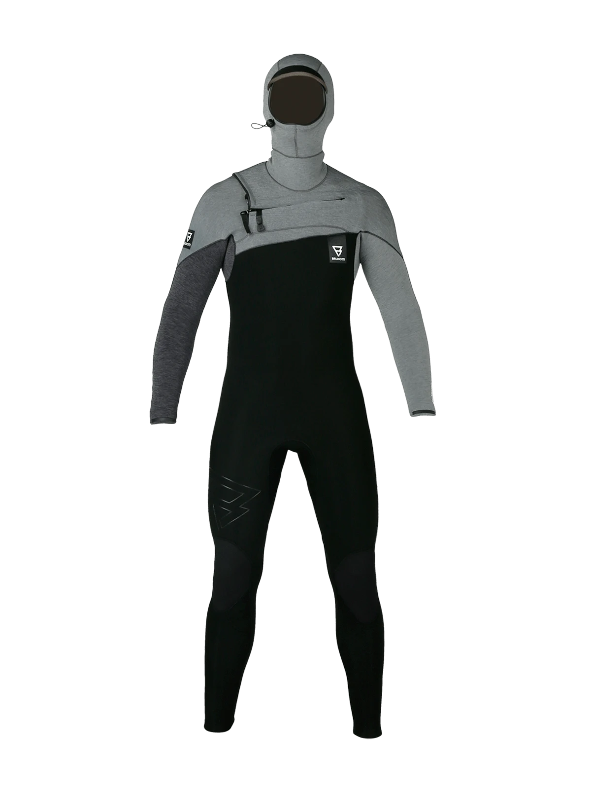 Gravity Hooded Fullsuit 6/4 Mm Men Wetsuit | Grey