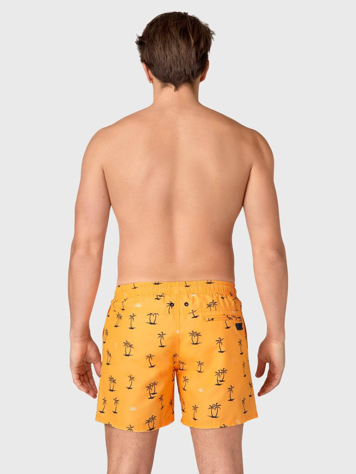 Brunotti CrunECO-Mini-N Men Swim Shorts | Yellow-Orange - Image 2