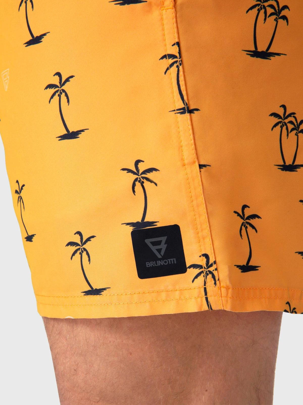 Brunotti CrunECO-Mini-N Men Swim Shorts | Yellow-Orange - Image 5