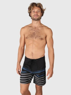 Brunotti Paitor-Stripe Men Boardshorts | Black
