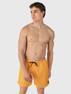 Brunotti CrunECO-Stripe Men Swim Shorts | Orange