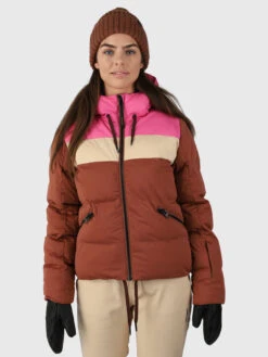 Brunotti Niagona Women Puffer Snow Jacket | Brown