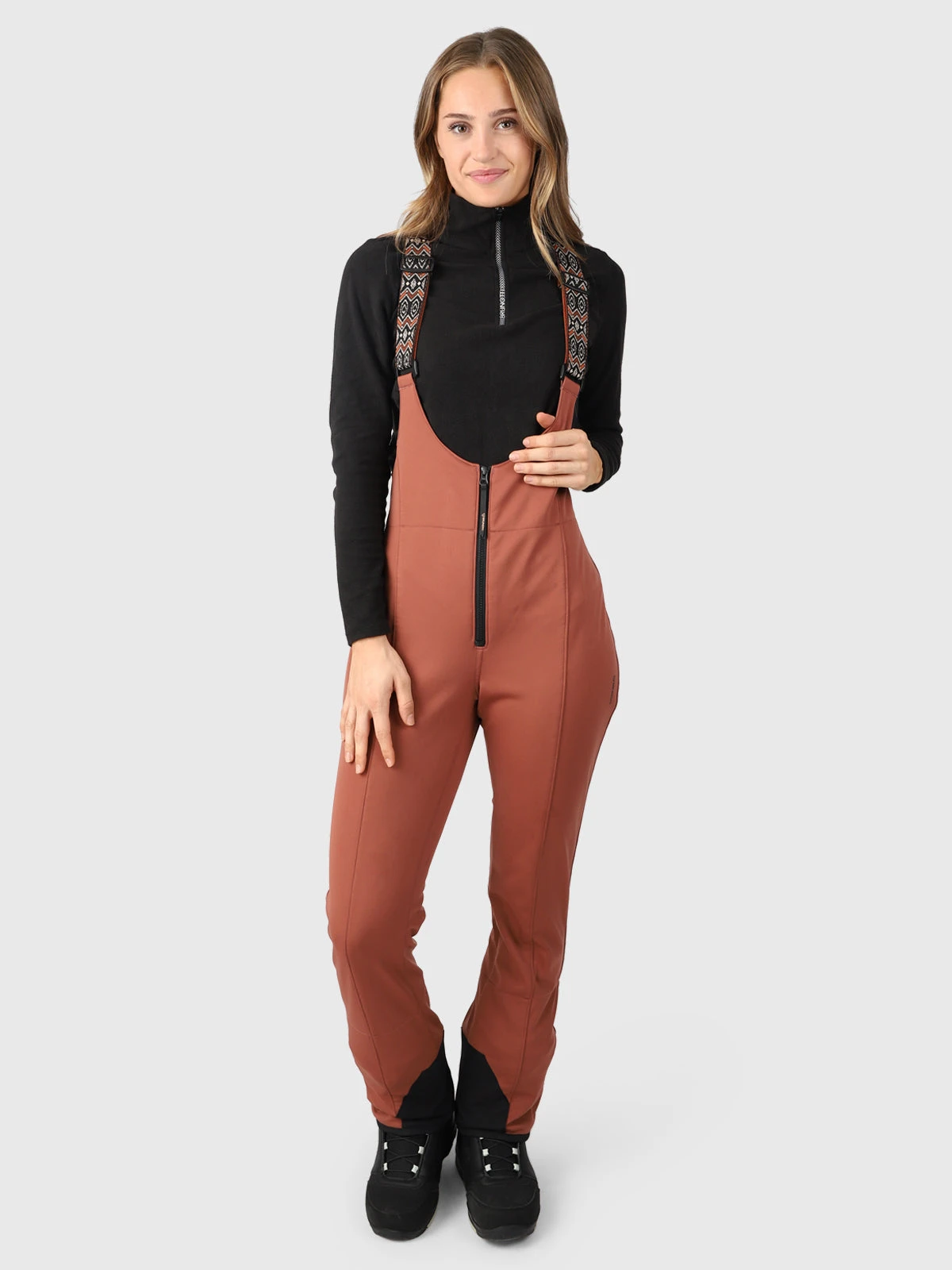 Brunotti Avalanche Women Bib Snow Pants | Brown