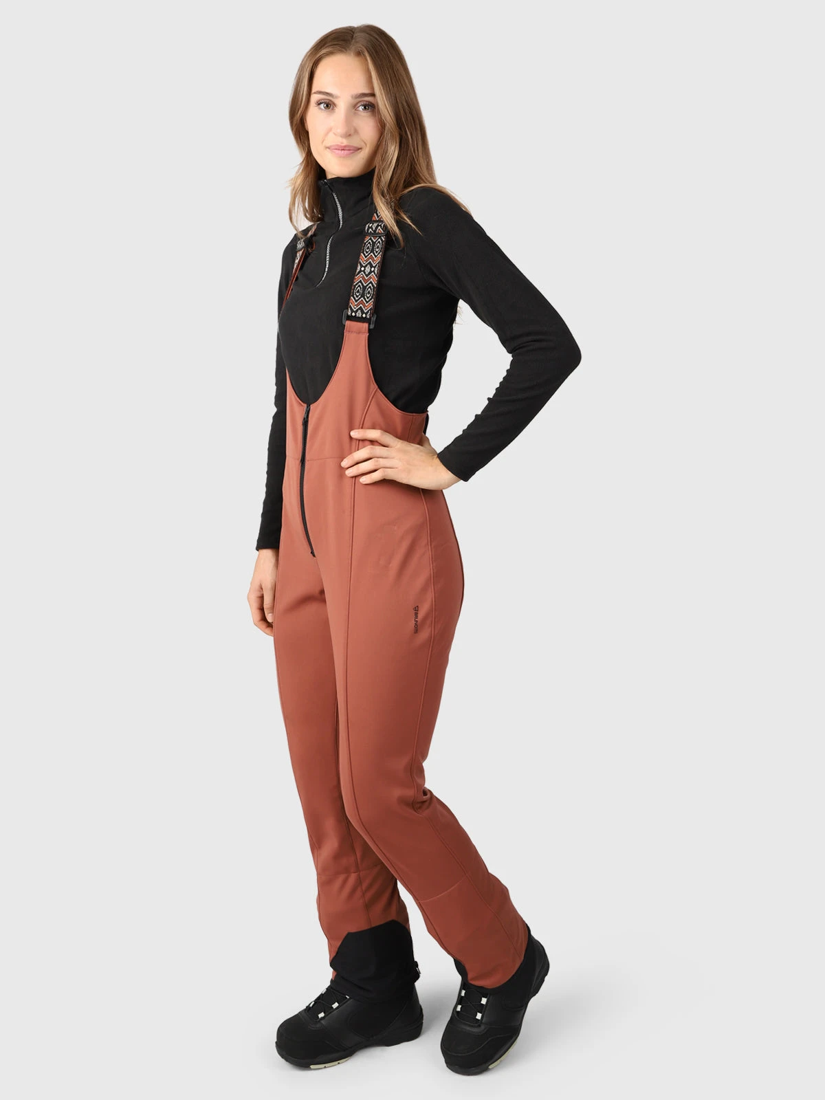 Brunotti Avalanche Women Bib Snow Pants | Brown - Image 4