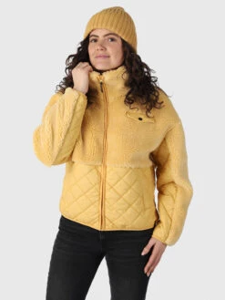 Brunotti Becca Women Teddy Jacket | Yellow