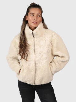 Brunotti Osaka Women Teddy Fleece Jacket | Canvas