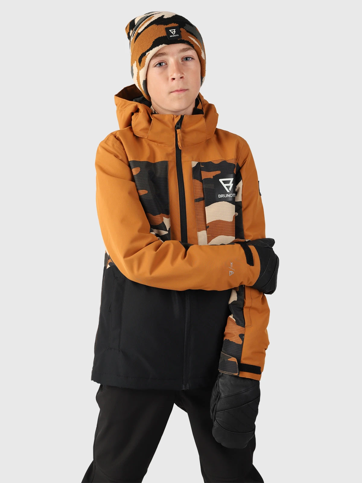 Brunotti Aratiny-AO Boys Snow Jacket | Brown