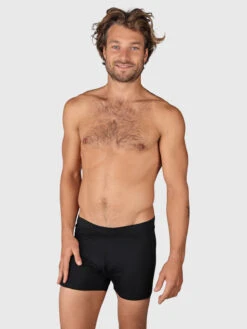 Brunotti Samier-Logo Men Swim Trunks | Black