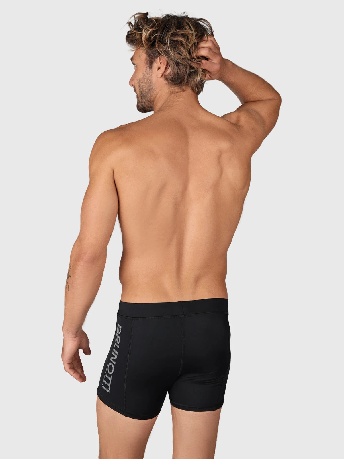 Brunotti Samier-Logo Men Swim Trunks | Black - Image 2