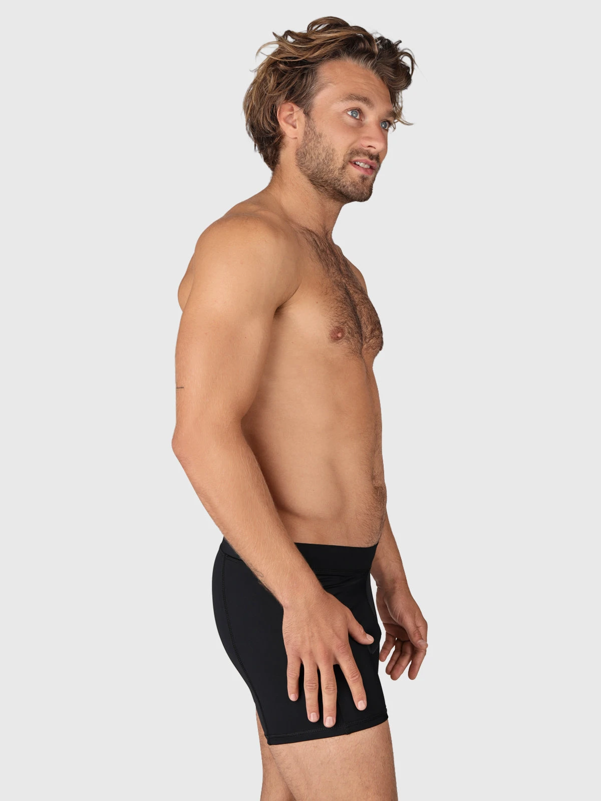 Brunotti Samier-Logo Men Swim Trunks | Black - Image 3