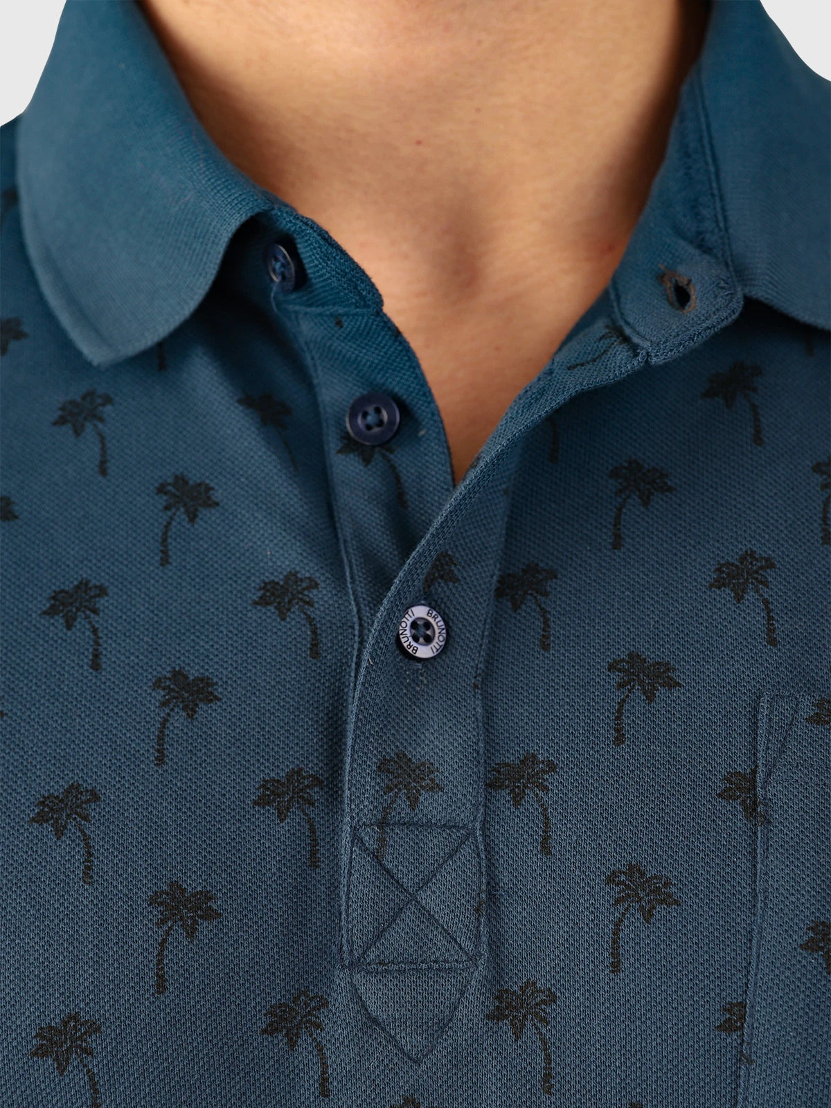 Brunotti Addax-AO Men Polo | Night Blue - Image 6