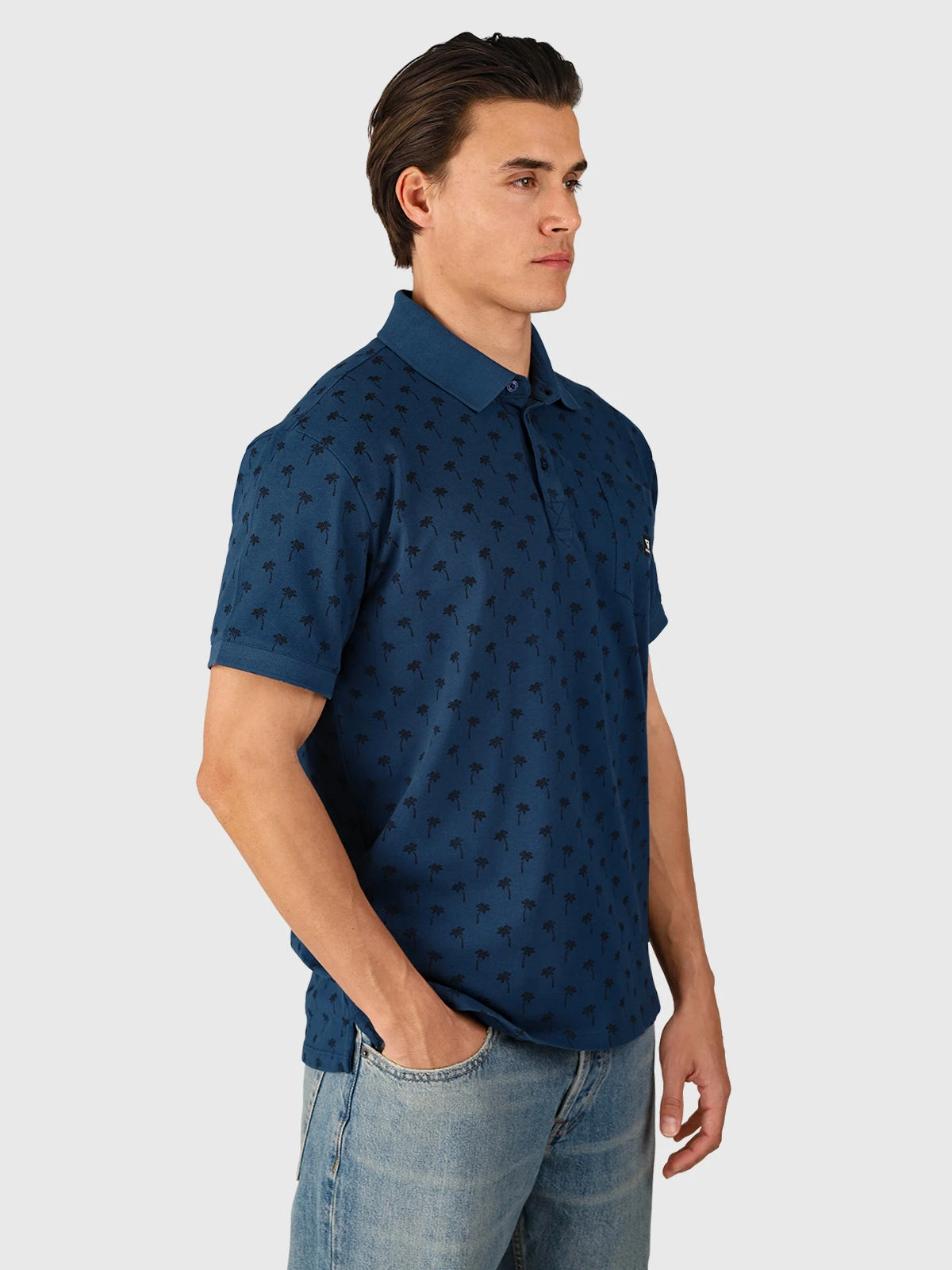 Brunotti Addax-AO Men Polo | Night Blue - Image 3