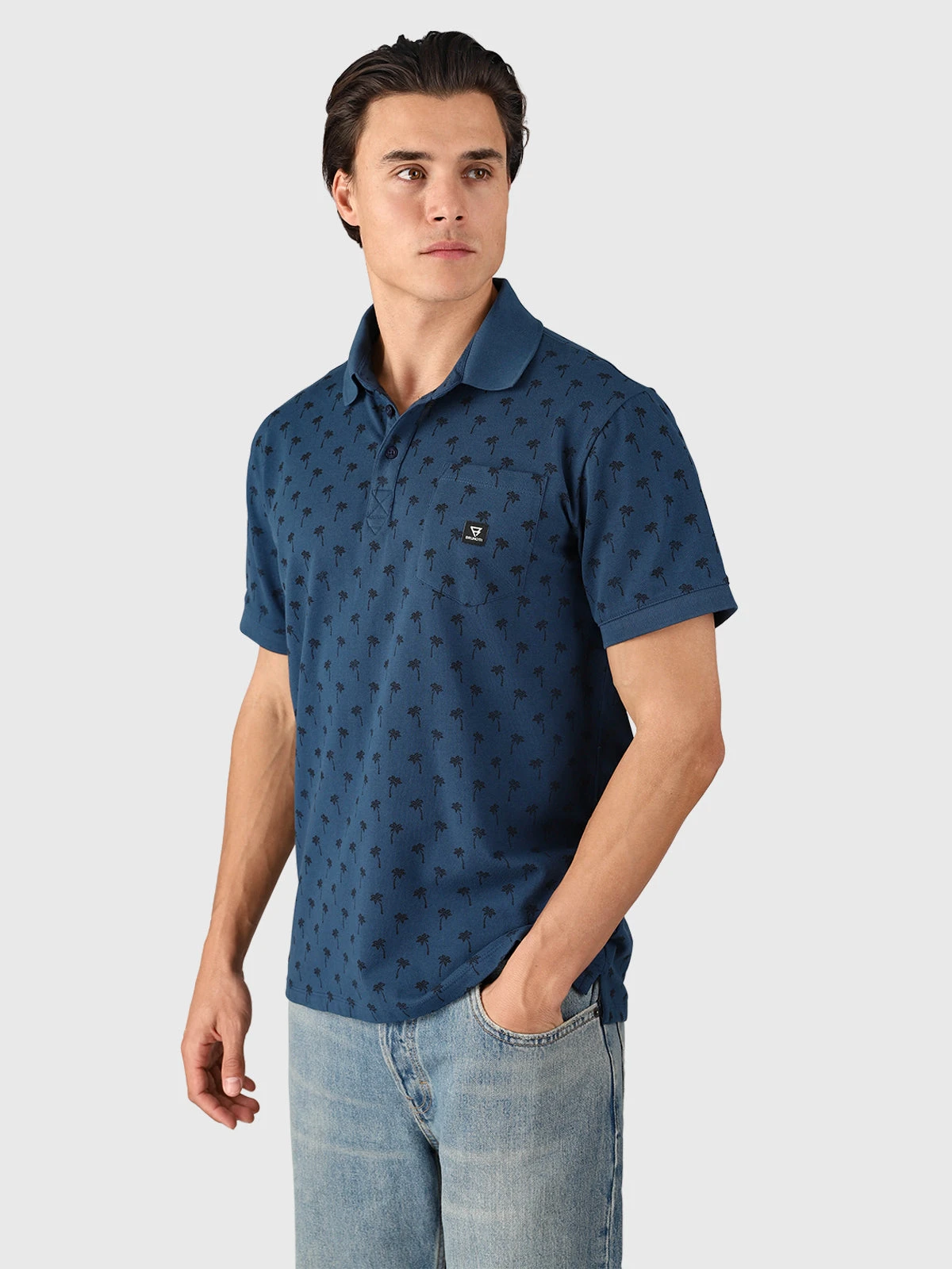 Brunotti Addax-AO Men Polo | Night Blue - Image 4