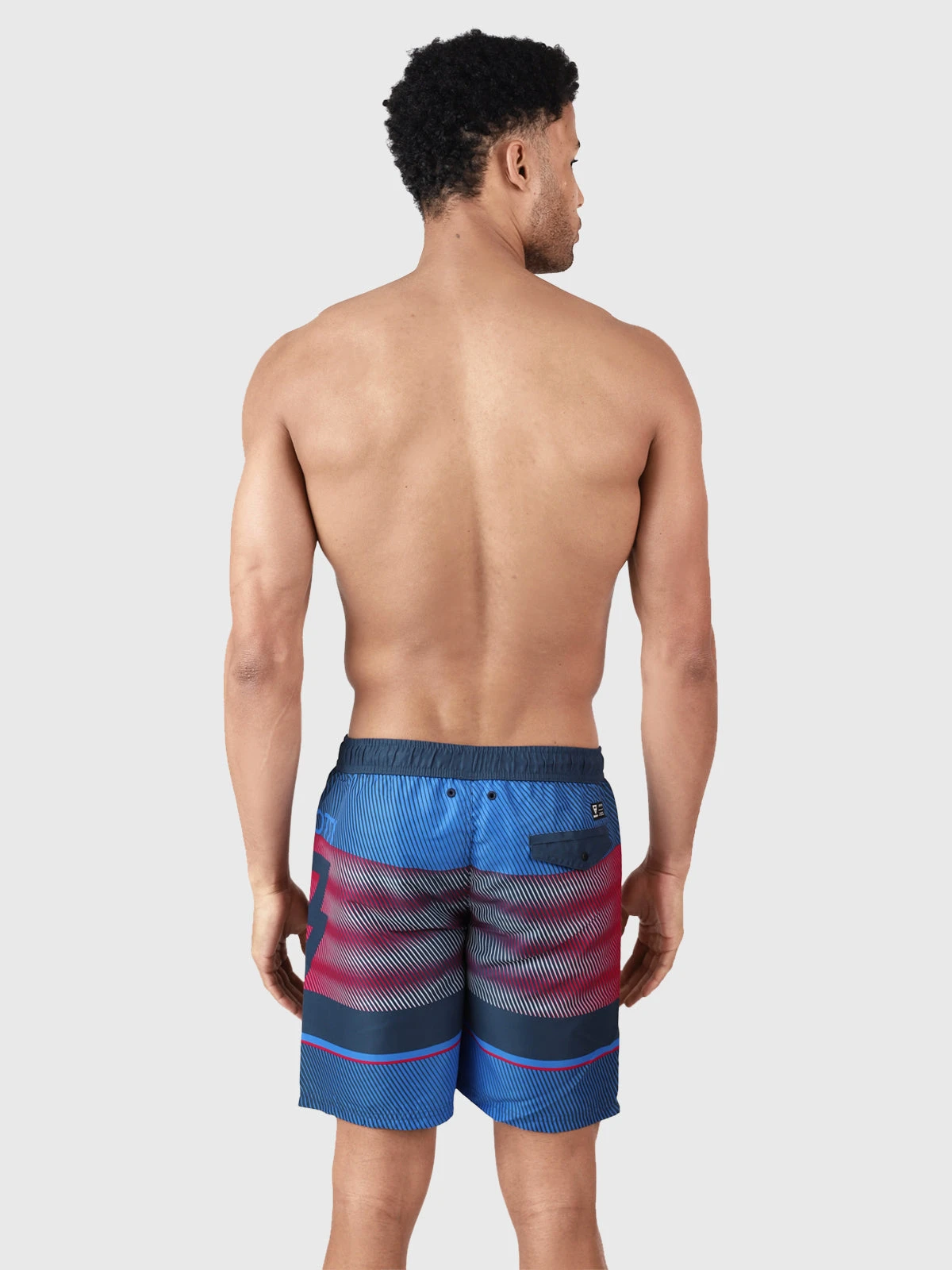 Brunotti Maron Men Long Swim Shorts | Blue - Image 3