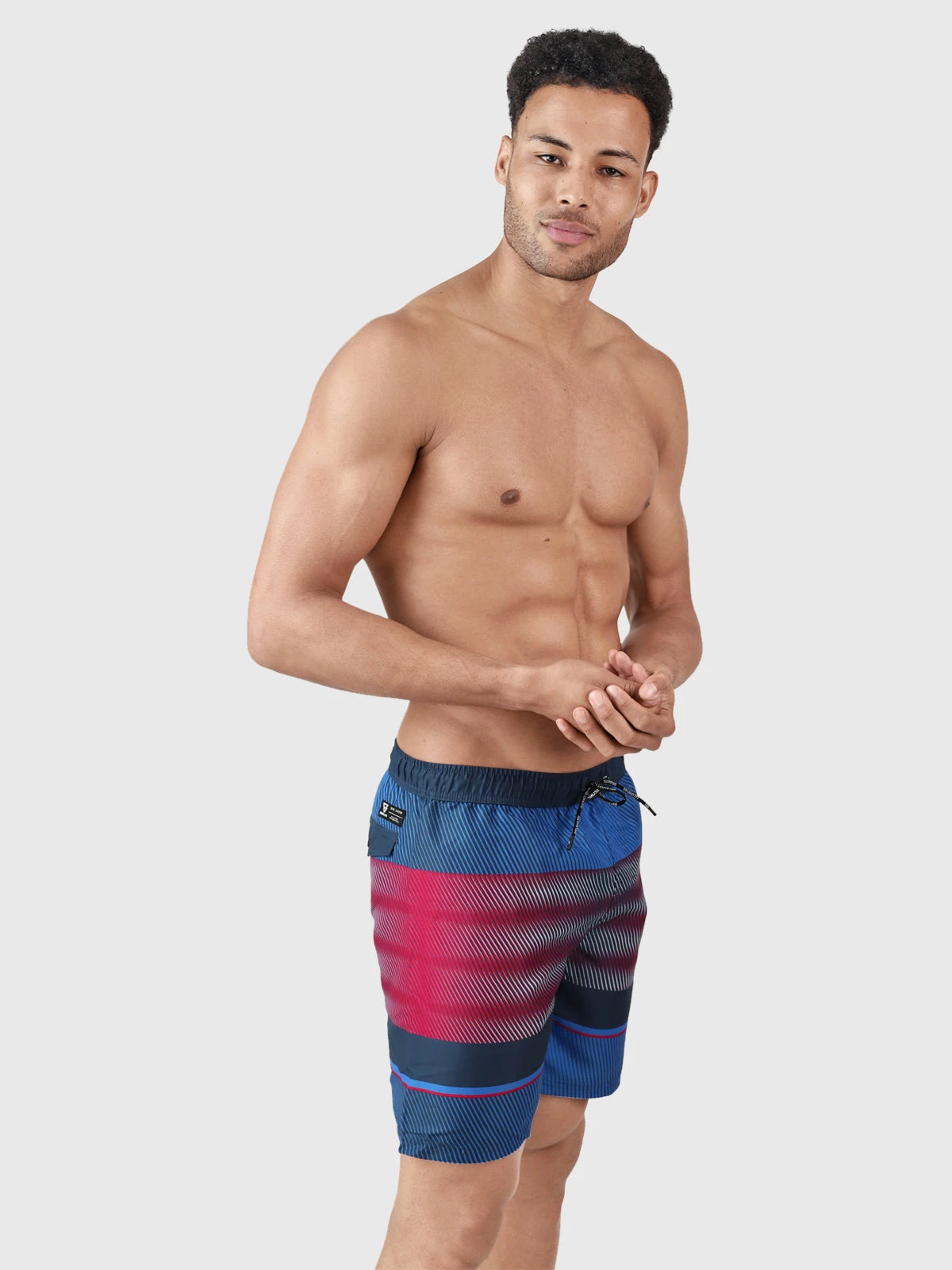 Brunotti Maron Men Long Swim Shorts | Blue - Image 4