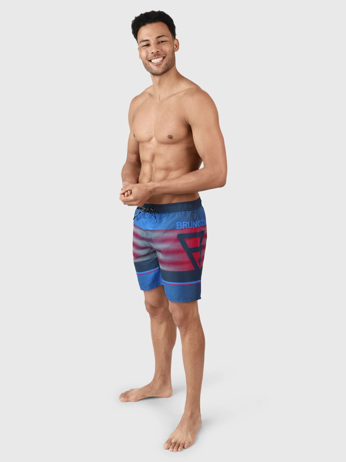 Brunotti Maron Men Long Swim Shorts | Blue - Image 6