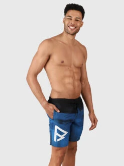 Brunotti Archal Men Long Swim Shorts | Blue