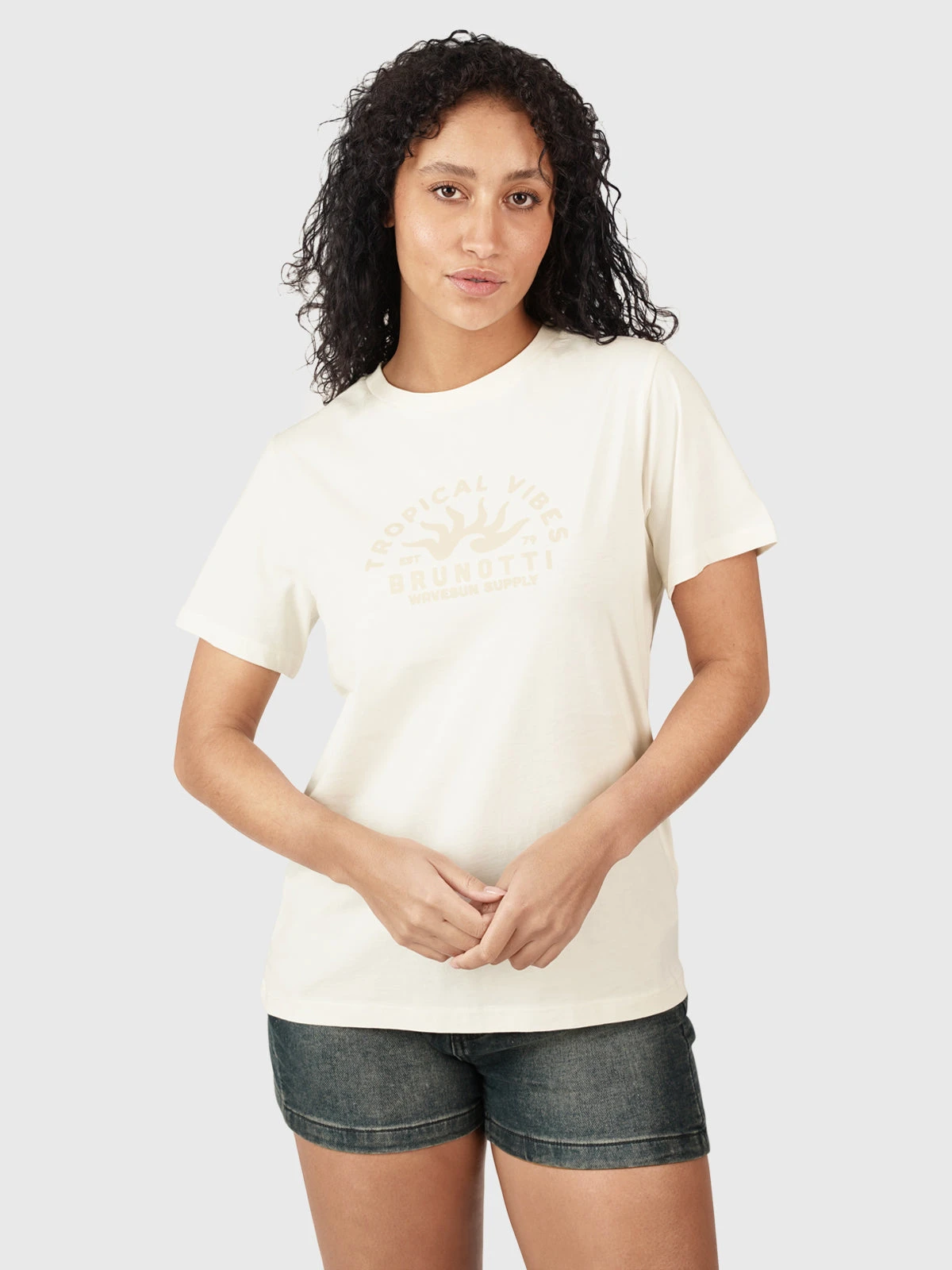 Brunotti Mathilde Women T-shirt | Off-White - Image 7