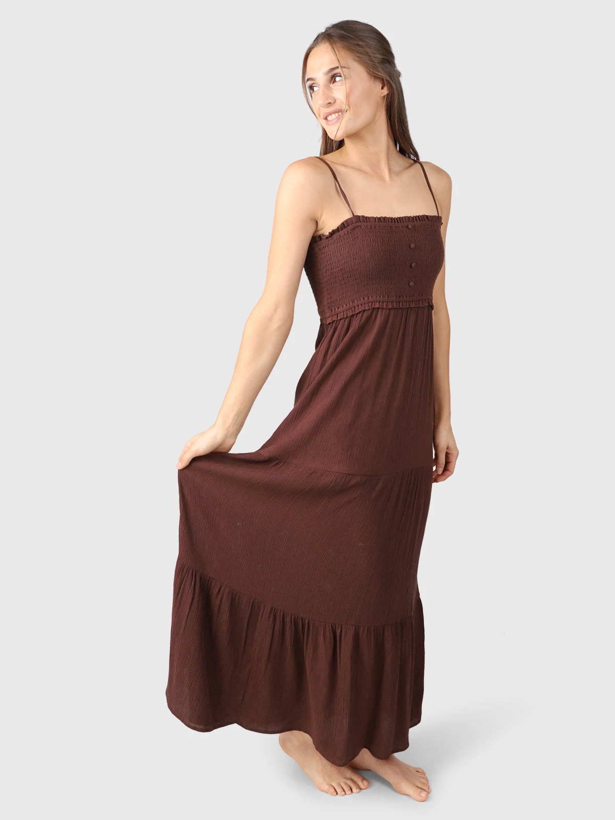 Brunotti Lorelei Women Maxi Dress | Brown - Image 3