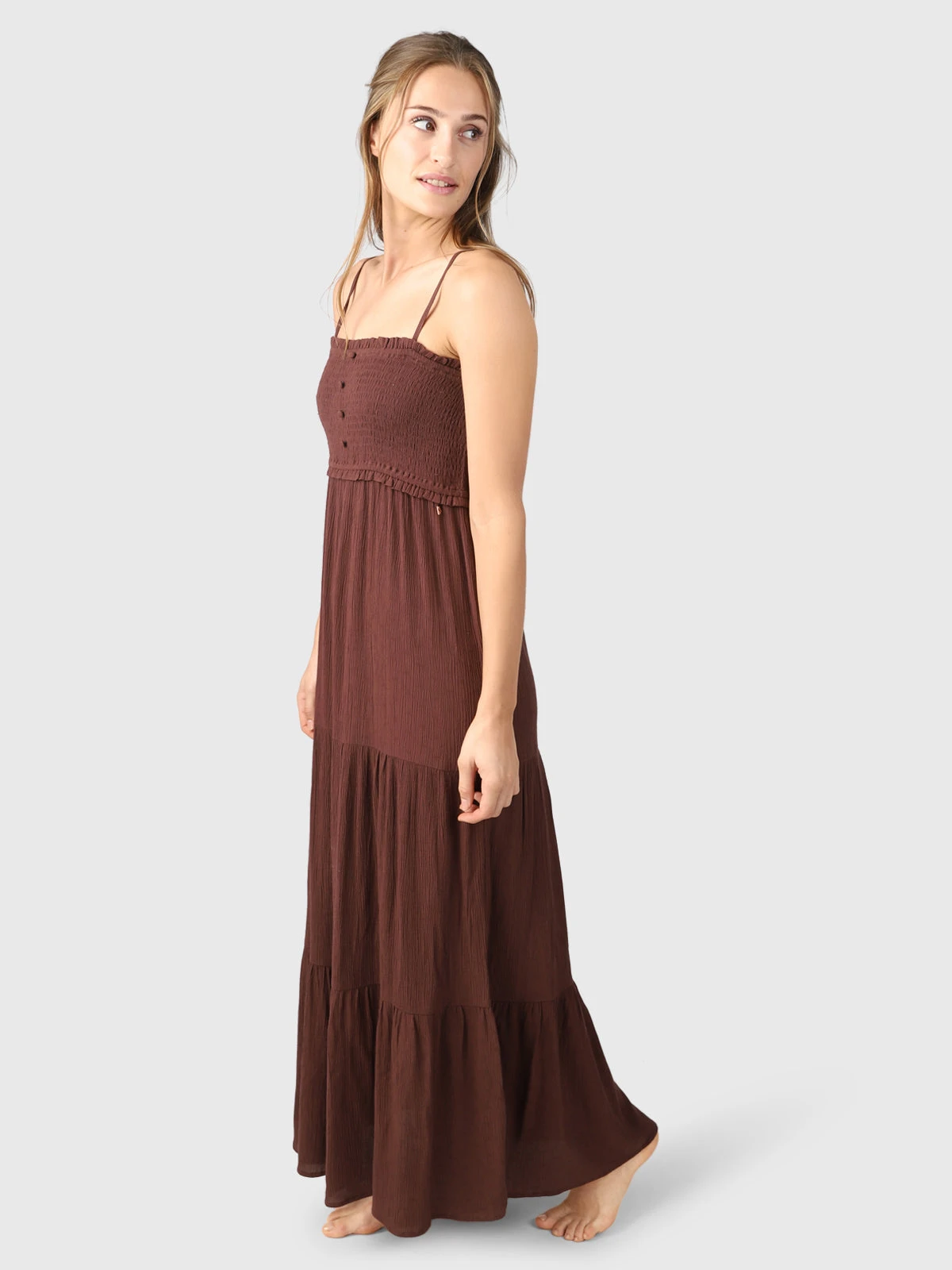 Brunotti Lorelei Women Maxi Dress | Brown - Image 5