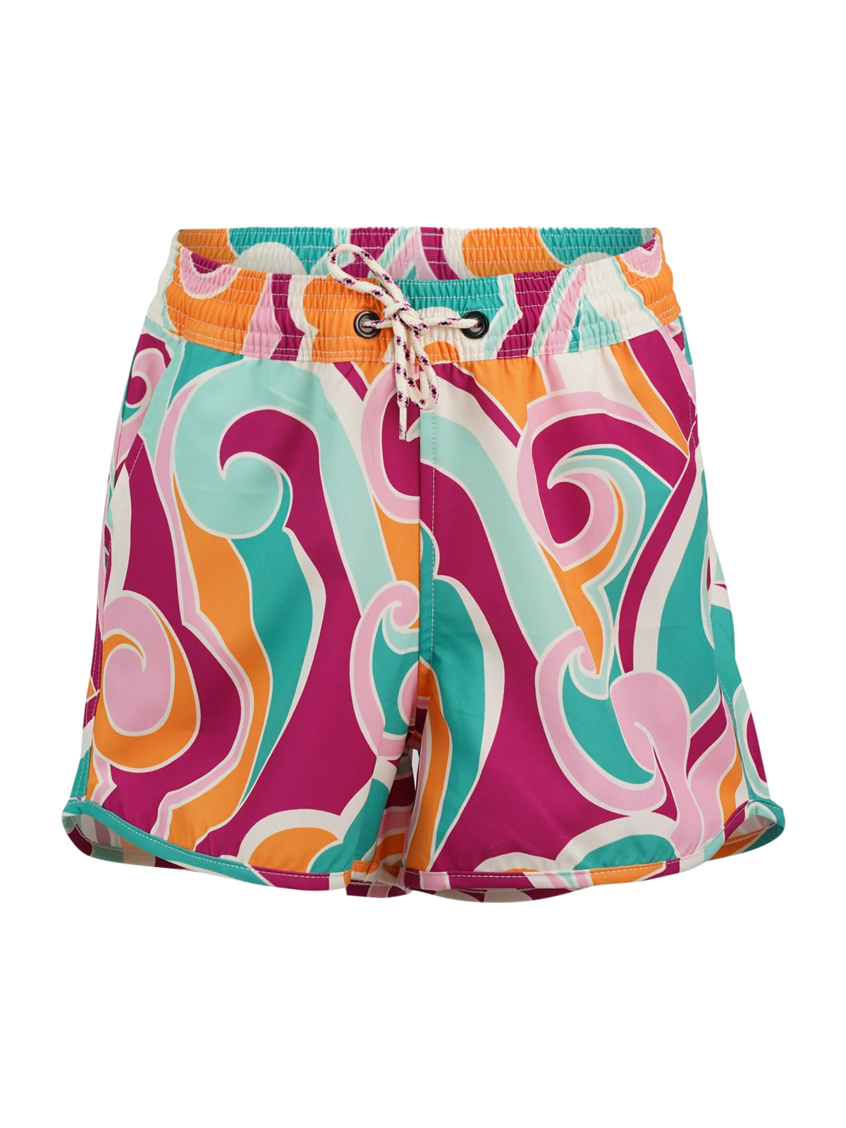 Brunotti Tulya-Swirl Girls Swim Shorts | Multi Color - Image 9