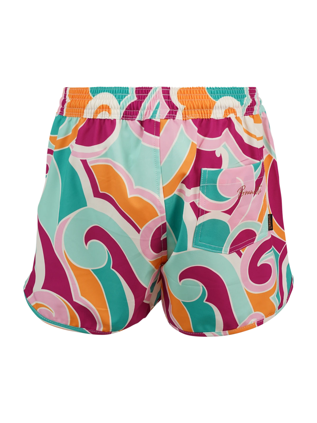 Brunotti Tulya-Swirl Girls Swim Shorts | Multi Color - Image 10