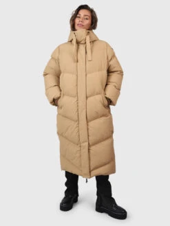 Brunotti Bigsury Women Long Puffer Coat | Desert