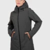 Brunotti Melle Women Long Softshell Jacket | Mud Green