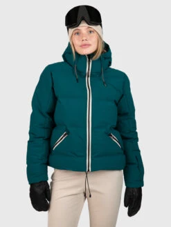 Brunotti Cypress Women Puffer Snow Jacket | Evergreen