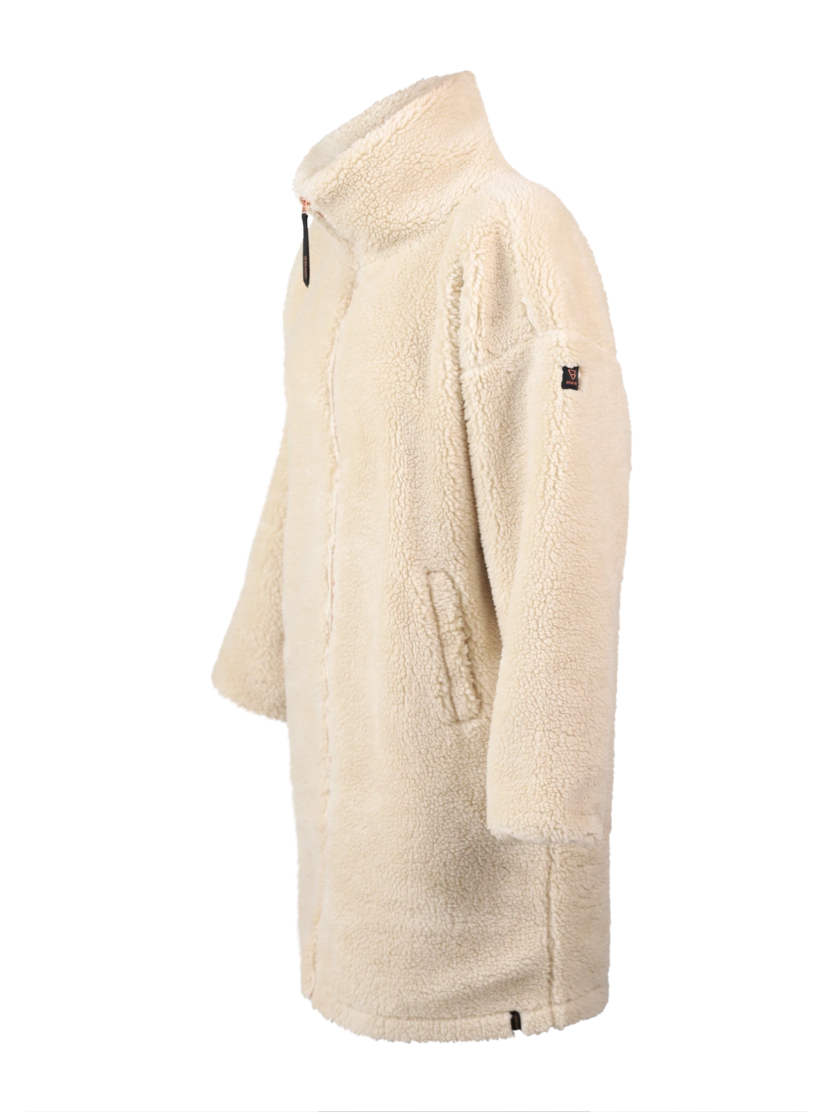 Brunotti Cervinia Women Long Oversized Teddy Fleece Jacket | Canvas - Image 12