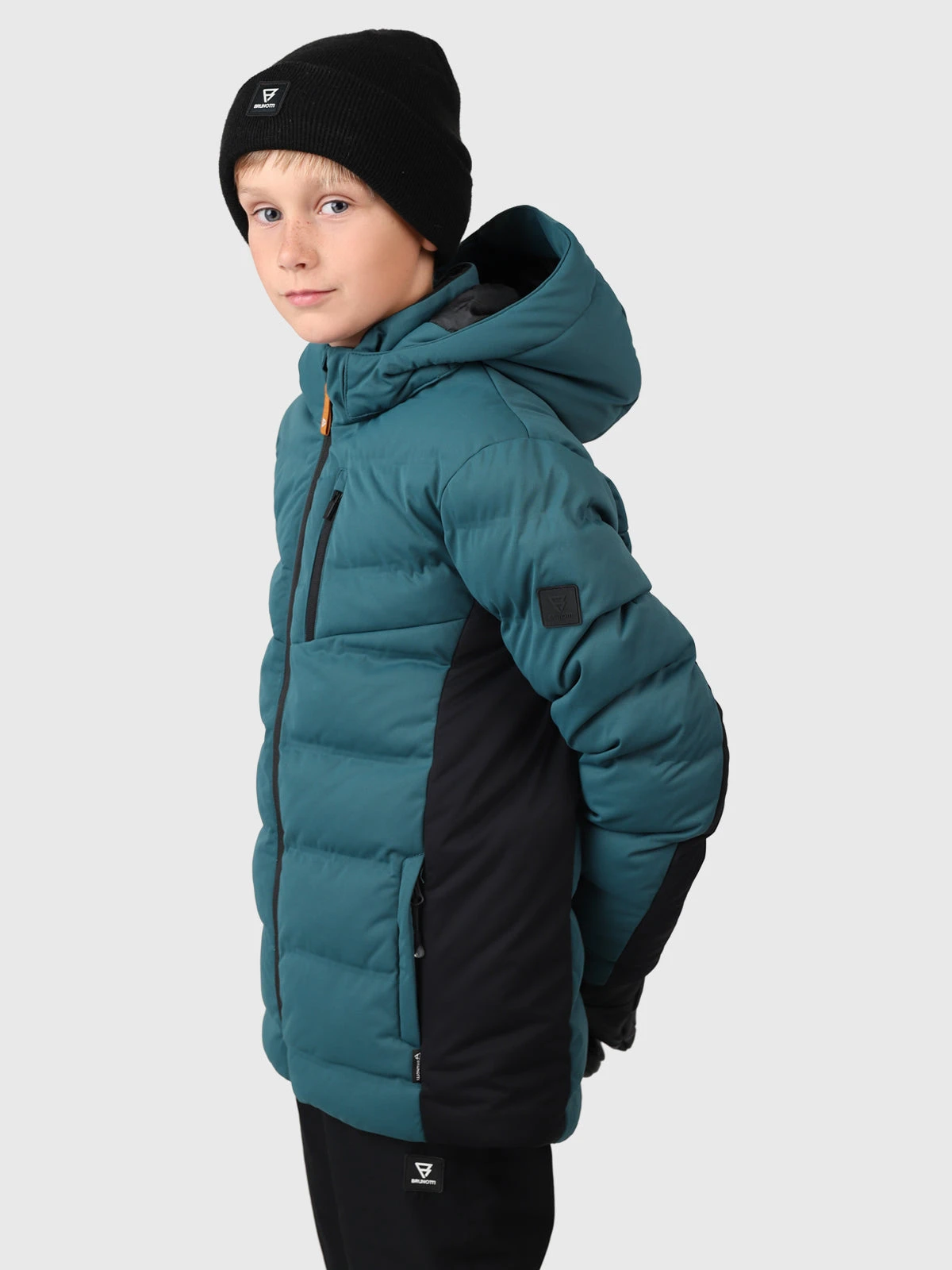 Brunotti Sanclairy Boys Puffer Snow Jacket | Fuel Green - Image 4