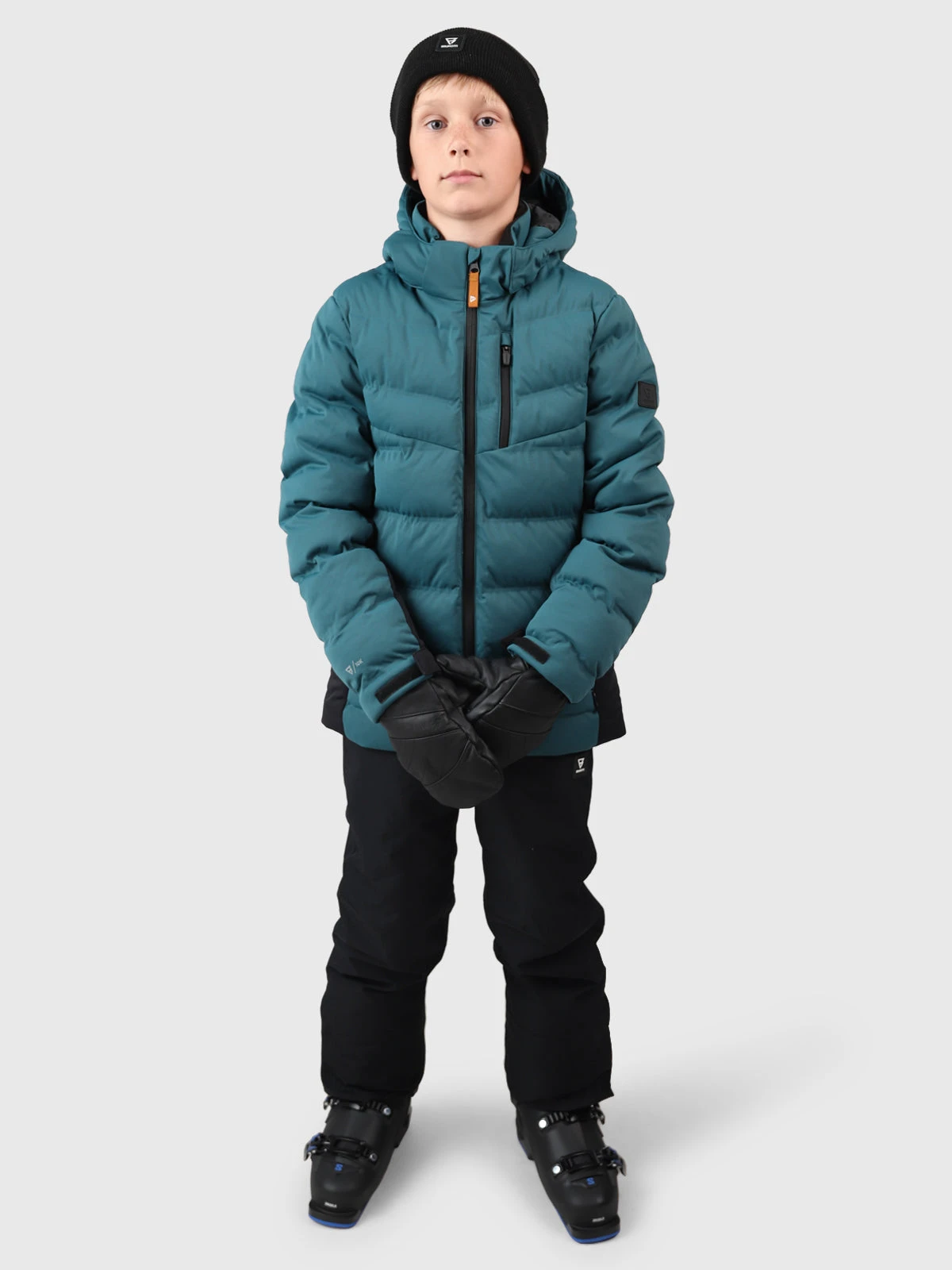 Brunotti Sanclairy Boys Puffer Snow Jacket | Fuel Green - Image 5