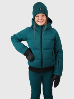 Brunotti Suncrown Girls Puffer Snow Jacket | Evergreen