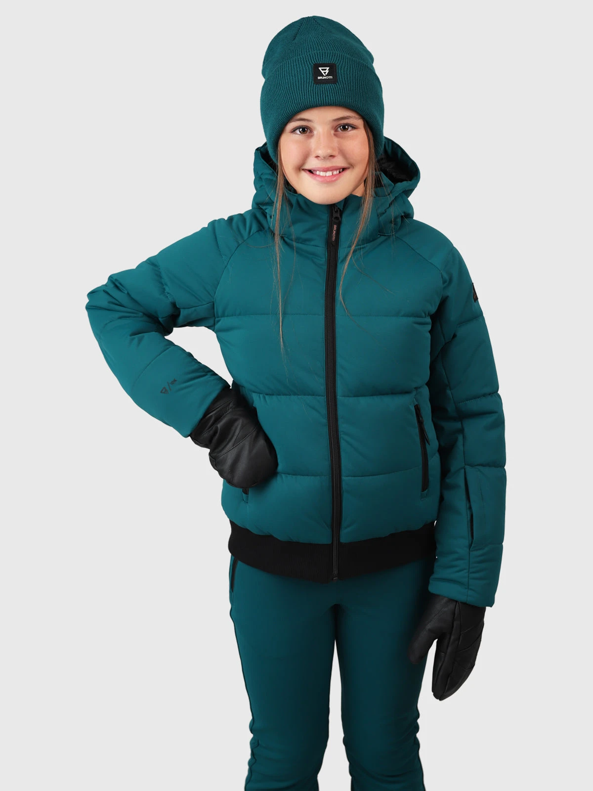 Brunotti Suncrown Girls Puffer Snow Jacket | Evergreen