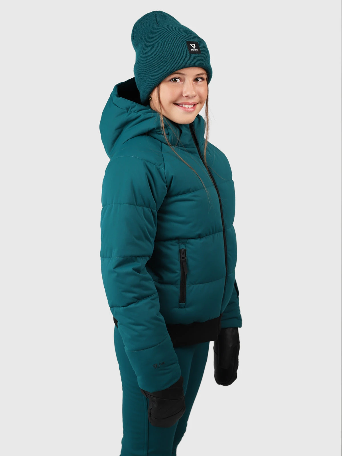 Brunotti Suncrown Girls Puffer Snow Jacket | Evergreen - Image 4