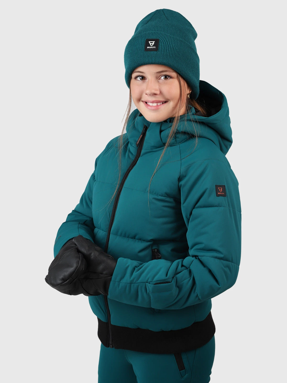 Brunotti Suncrown Girls Puffer Snow Jacket | Evergreen - Image 5