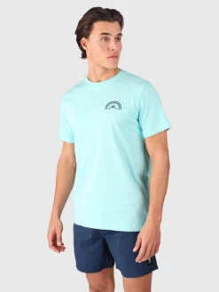 Brunotti Baye Men T-shirt | Aruba Blue