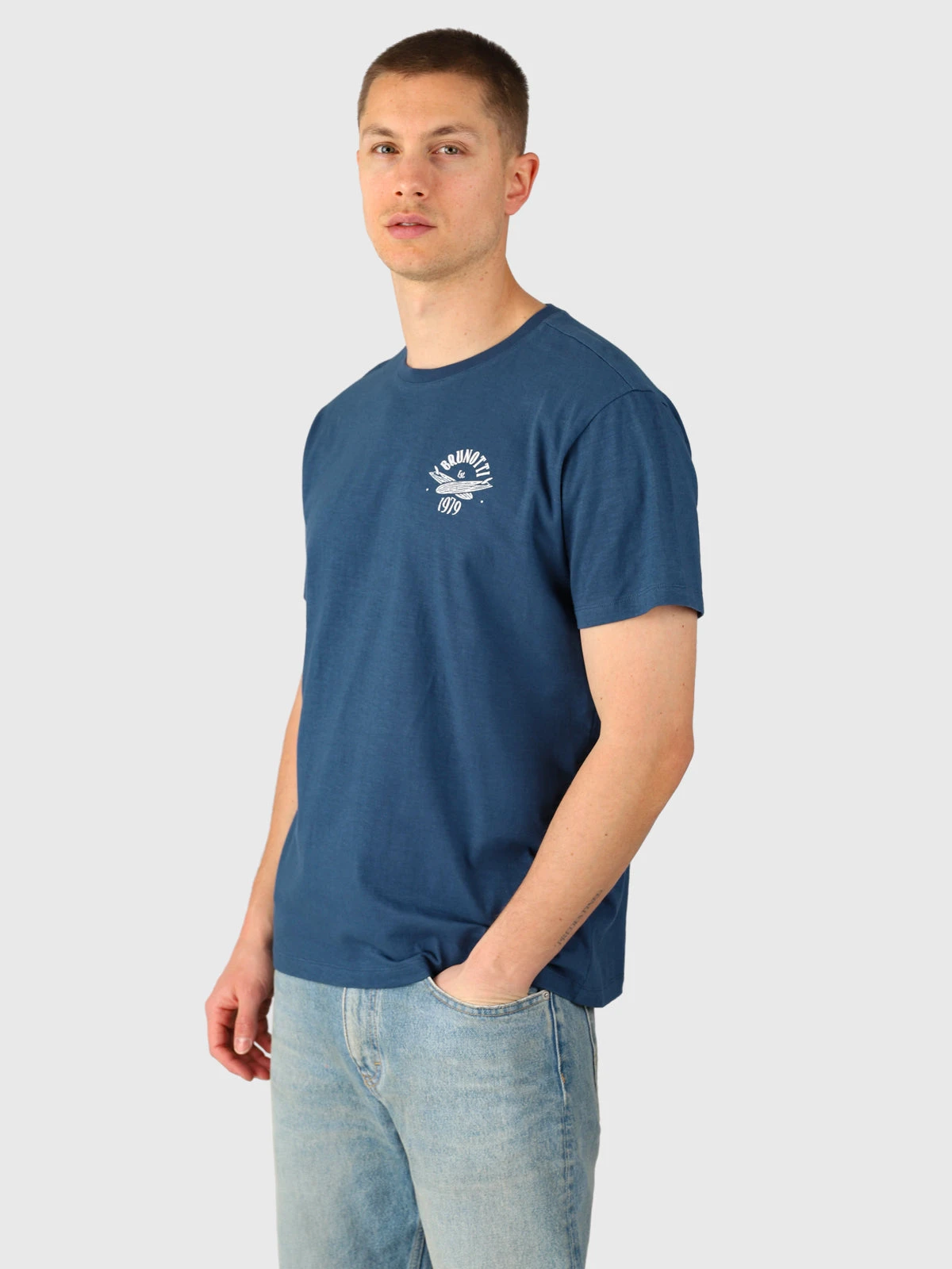 Brunotti Whiterly Men T-shirt | Night Blue - Image 5