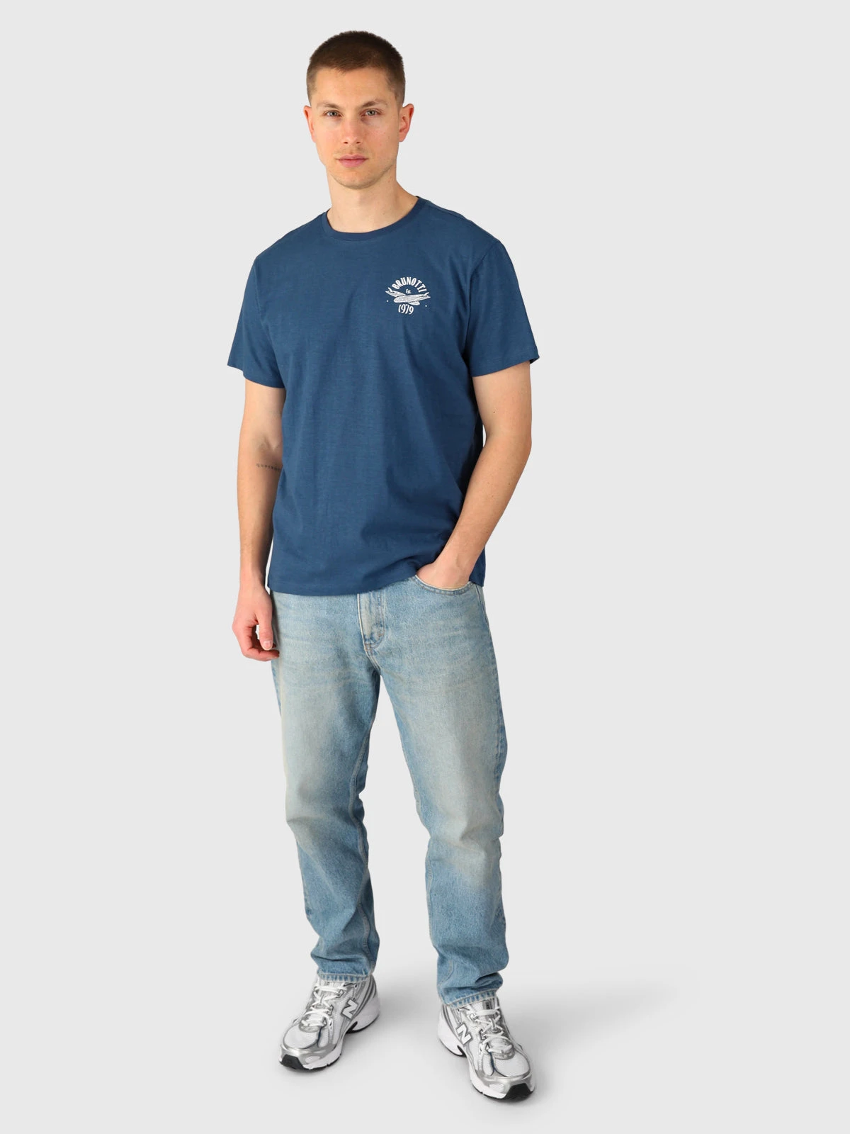 Brunotti Whiterly Men T-shirt | Night Blue - Image 6