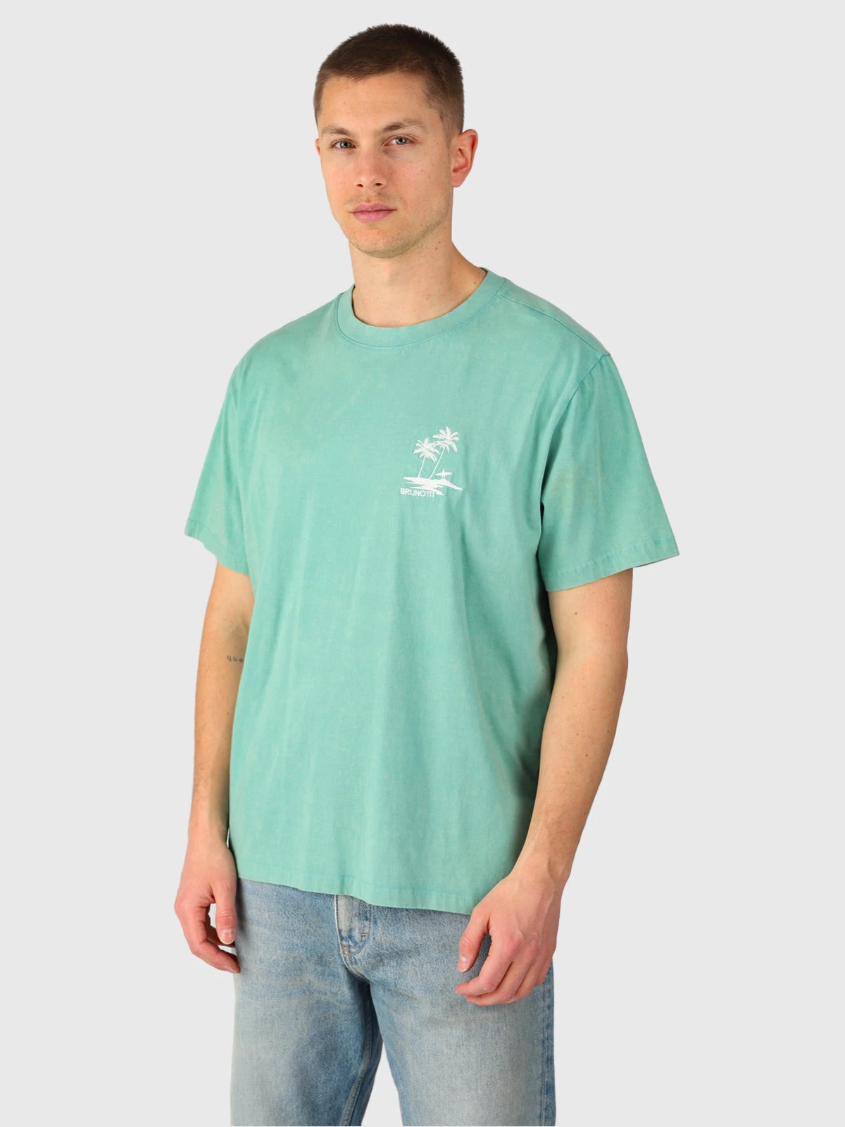 Brunotti Wandes Men T-shirt | Bottle Green