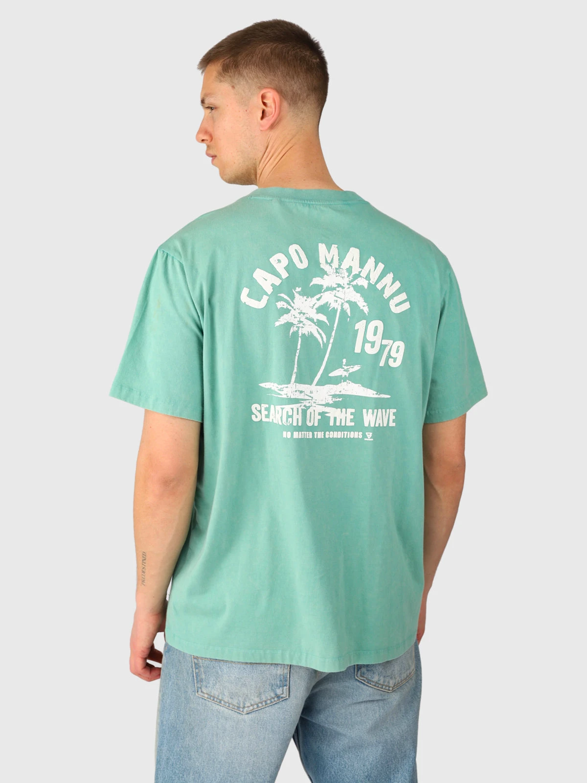 Brunotti Wandes Men T-shirt | Bottle Green - Image 2