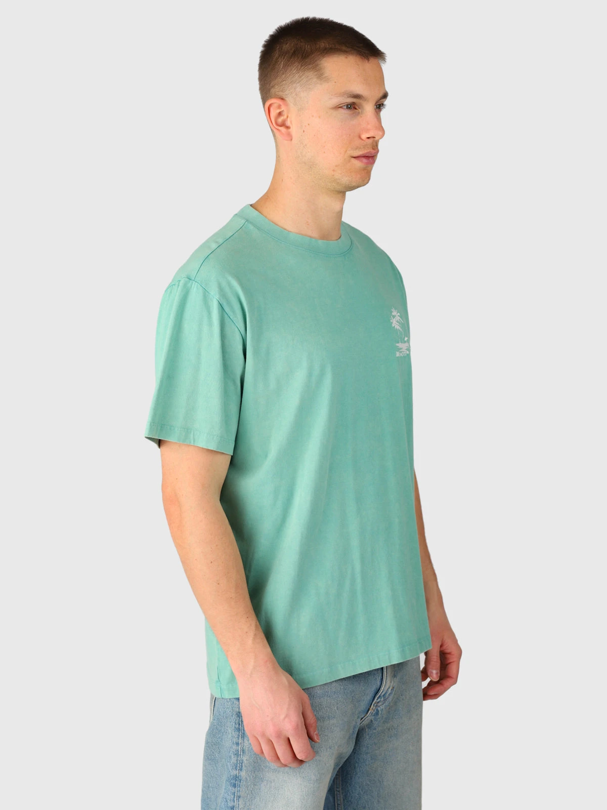 Brunotti Wandes Men T-shirt | Bottle Green - Image 3
