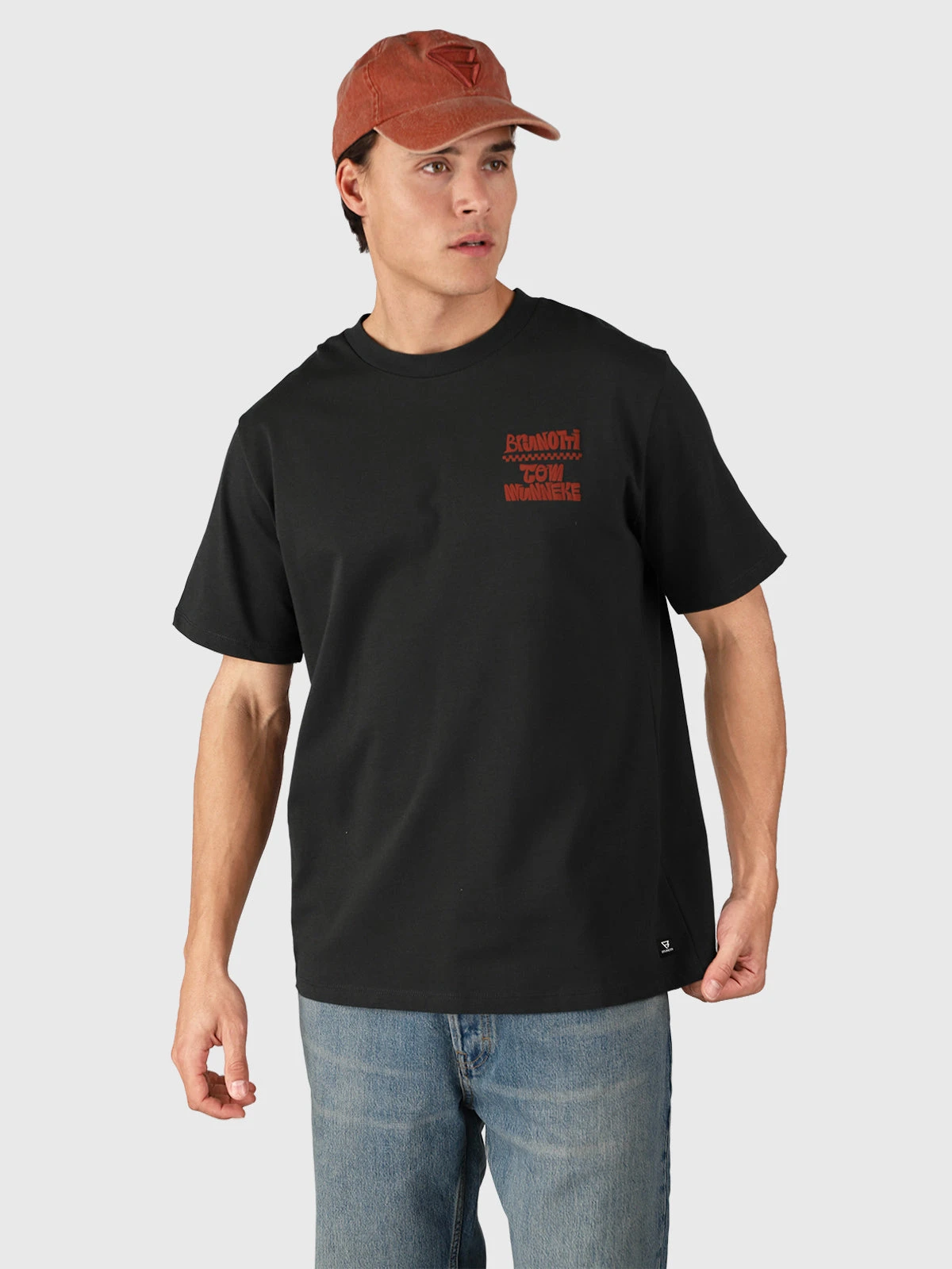 Brunotti Tom-Artist Men T-shirt | Pirate Black - Image 2