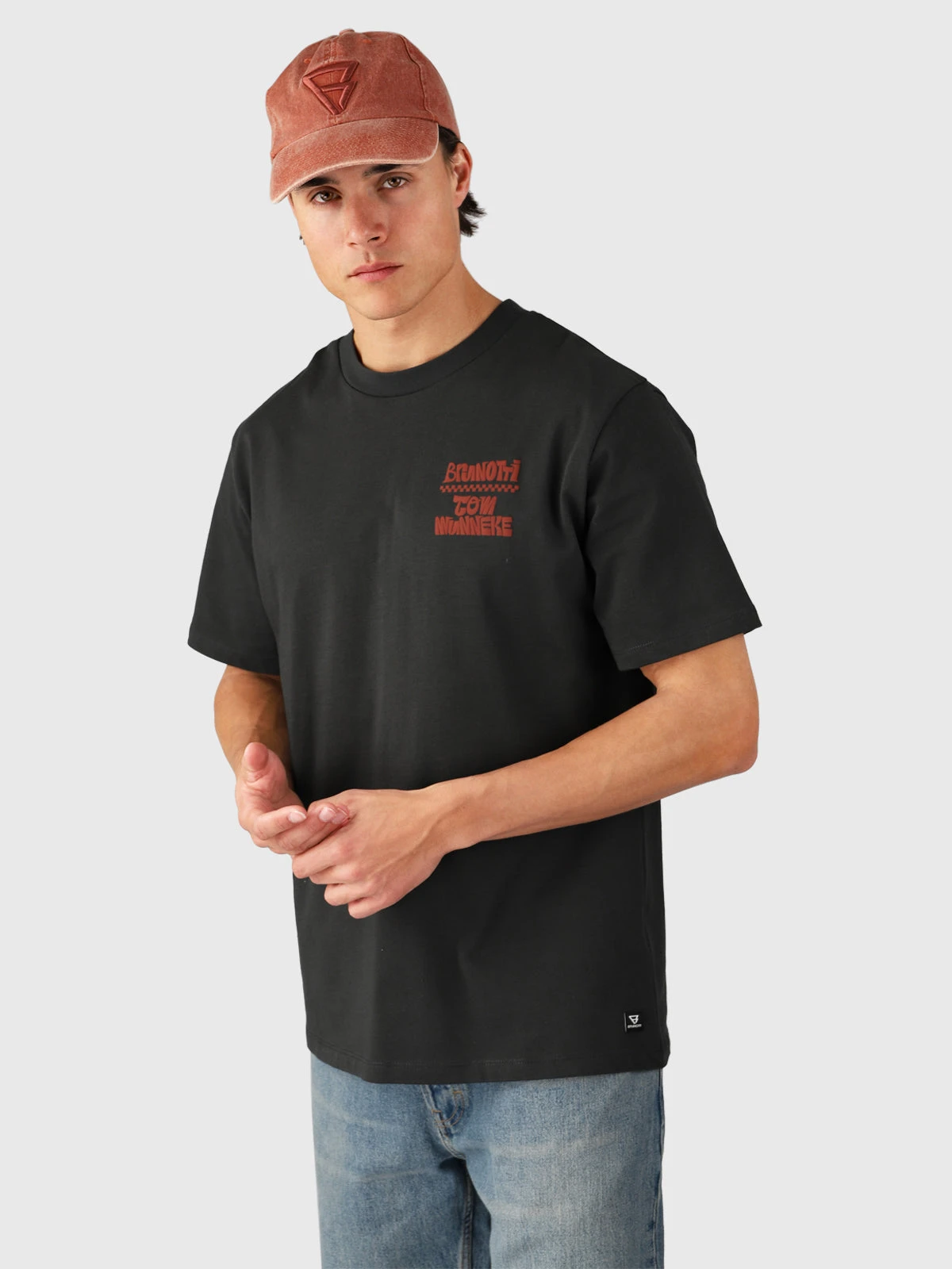 Brunotti Tom-Artist Men T-shirt | Pirate Black - Image 3