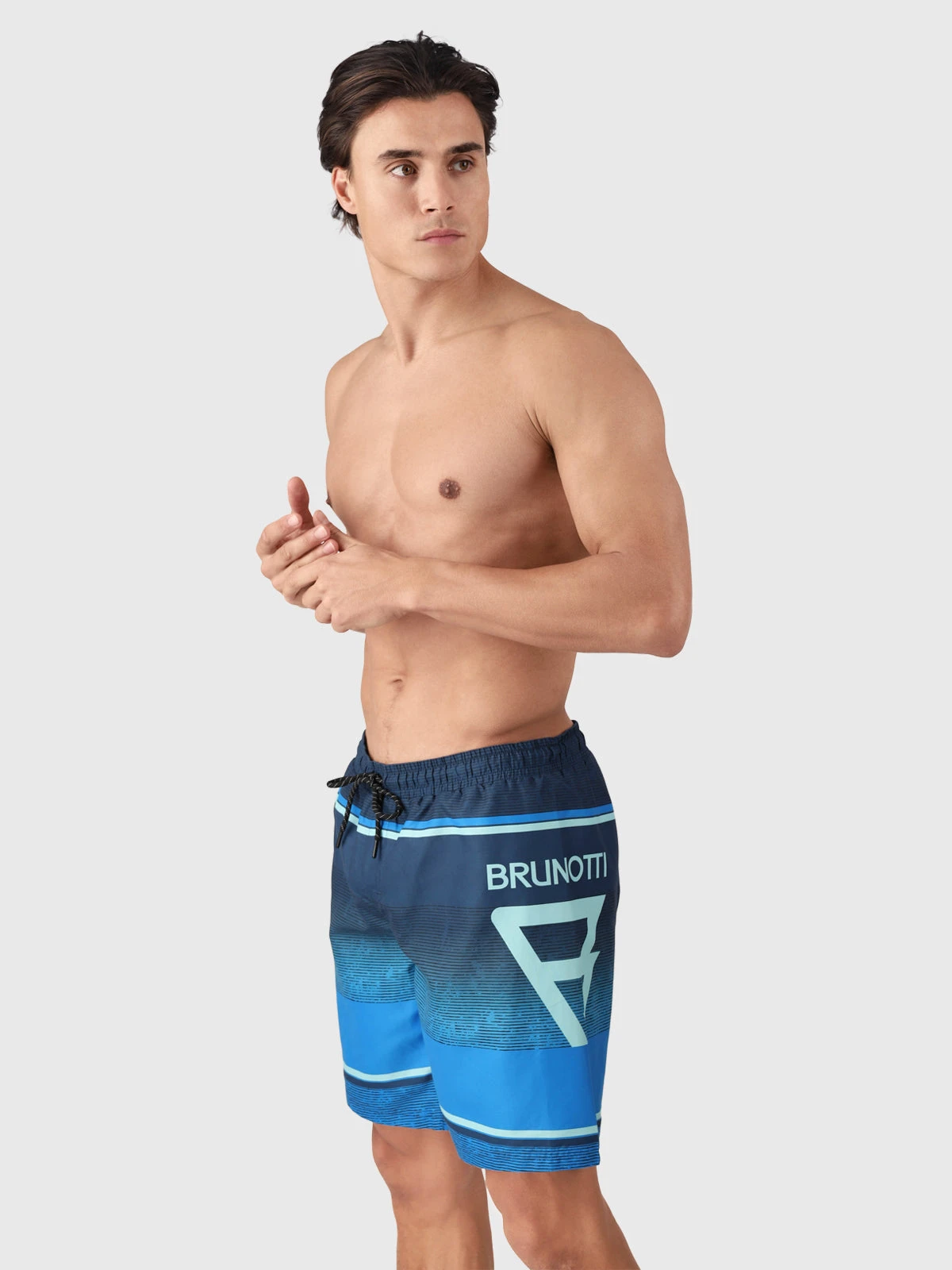 Brunotti Maros Men Swim Shorts | Neon Blue - Image 4