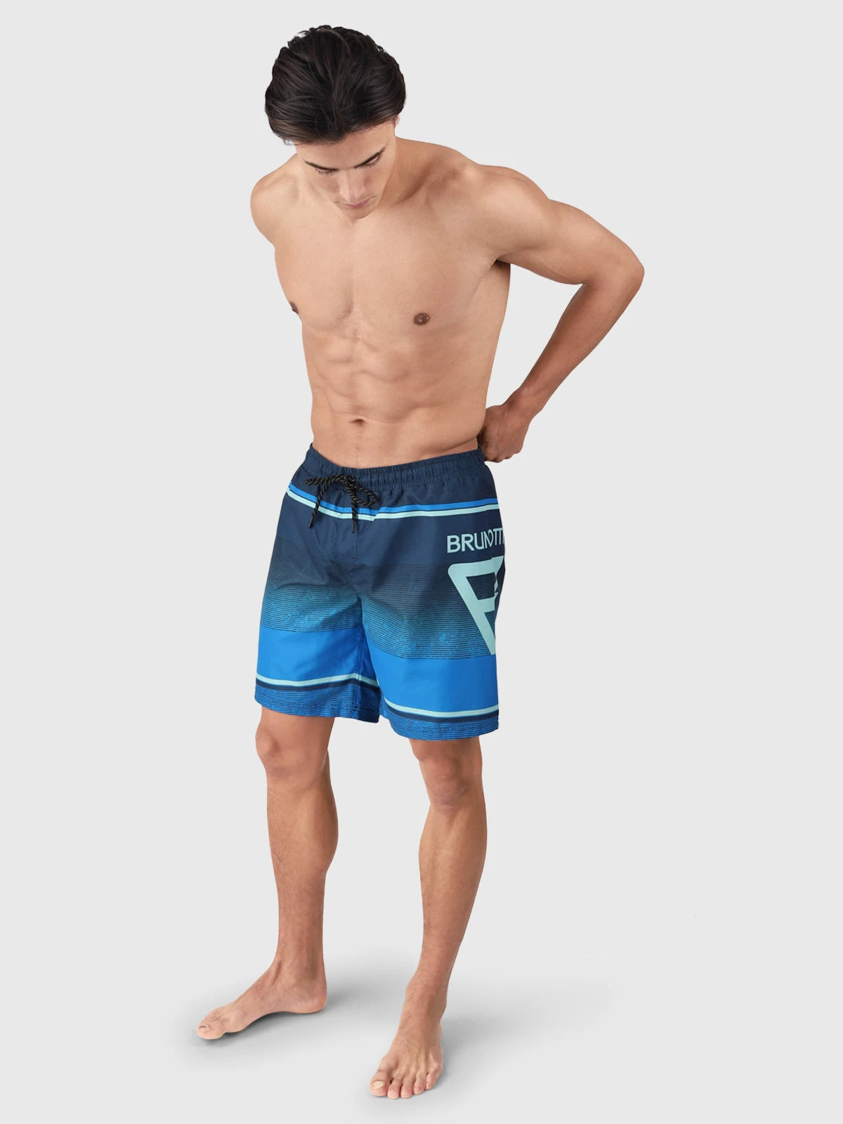 Brunotti Maros Men Swim Shorts | Neon Blue - Image 5