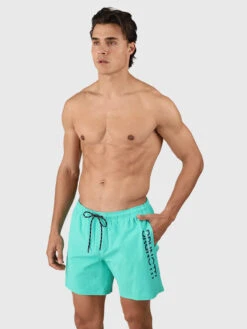 Brunotti Cester Men Swim Shorts | Caribbean Green