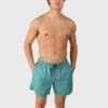 Brunotti Cester-Stripe Men Swim Shorts | Bottle Green